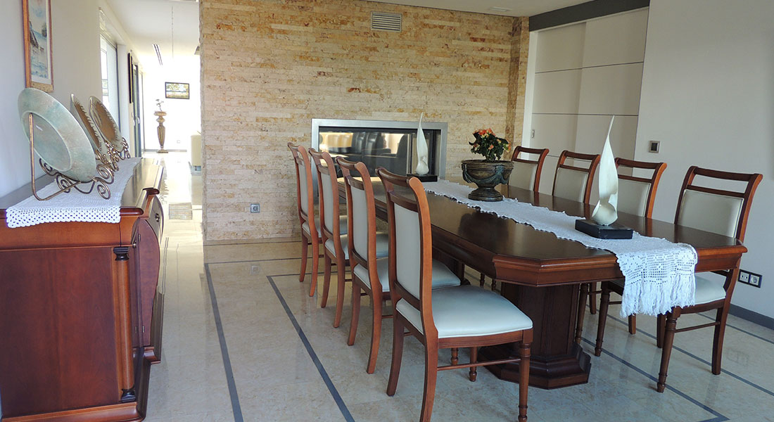 Dinning Room in Villa Troia 