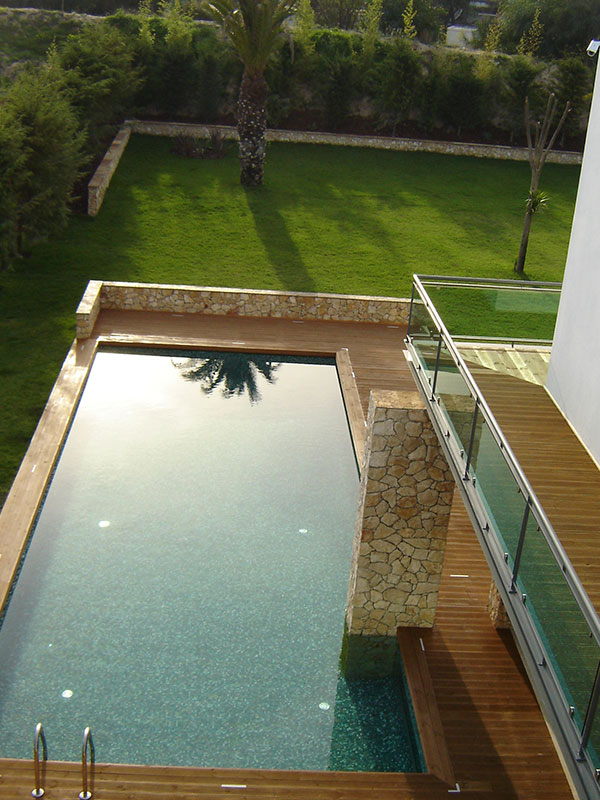 Swimming Pool Side in Villa Troia